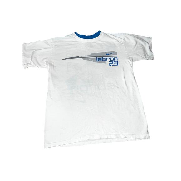 Vintage Nike Just do it Lebron graphic y2k T-shirt youth double side 10-12 - Picture 2 of 8